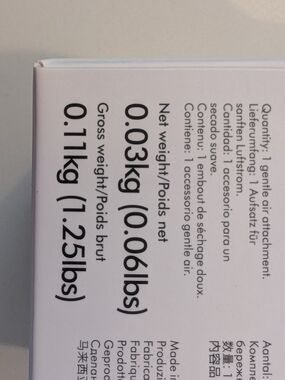 Dyson White and Silver Women Hair Accessory Box